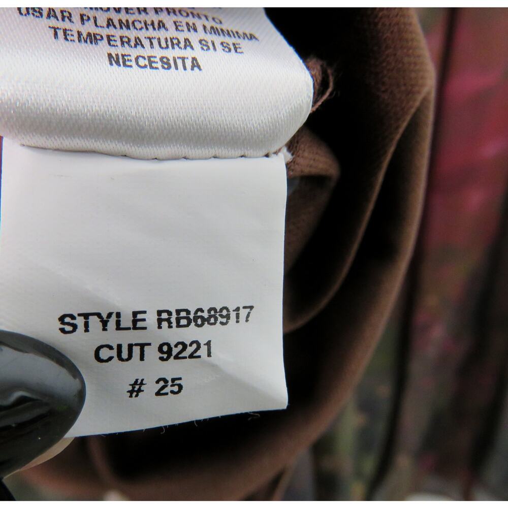 Signature By Robbie Bee Floral Chiffon Tiered Maxi Dress Size 8 V-Neck Formal - Picture 5 of 7